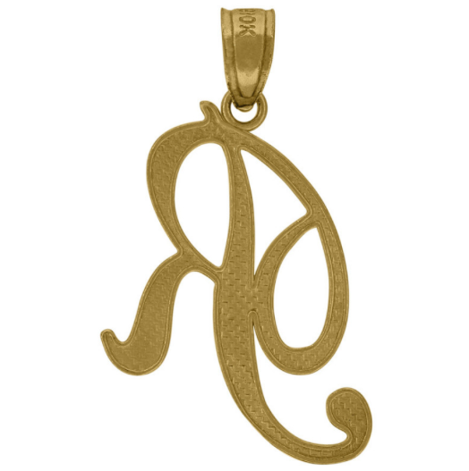 10K Cursive Initial "R"