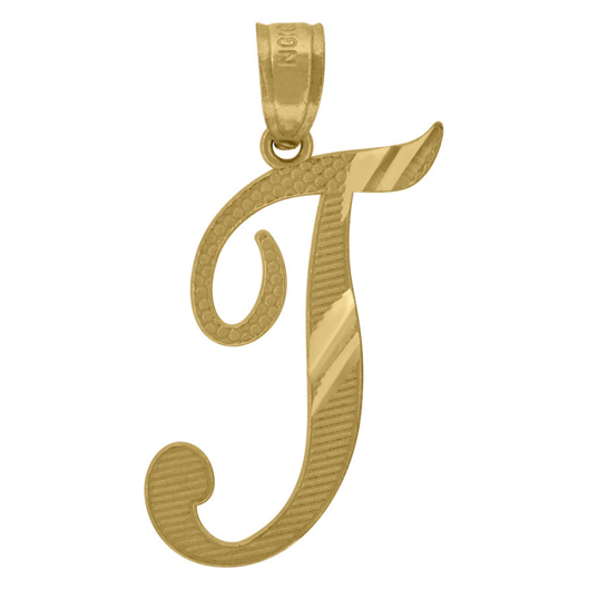 10K Cursive Initial "T"
