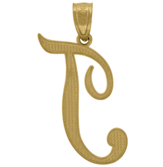 10K Cursive Initial "T"