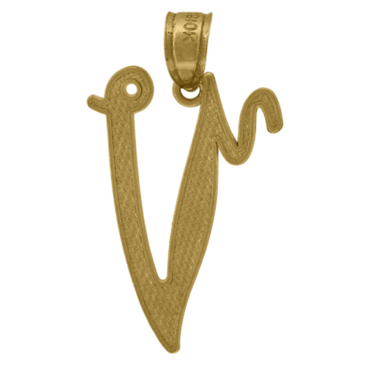10K Cursive Initial "V"