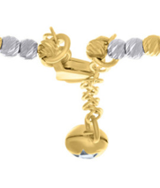 10K Tri-Tone Baby Bangle