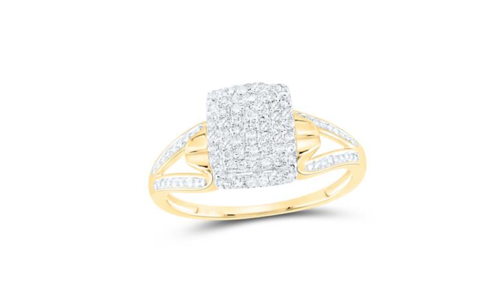 10K 1/3 Cttw Diamond Fashion Ring