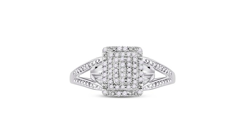 10K 1/3 Cttw Diamond Fashion Ring