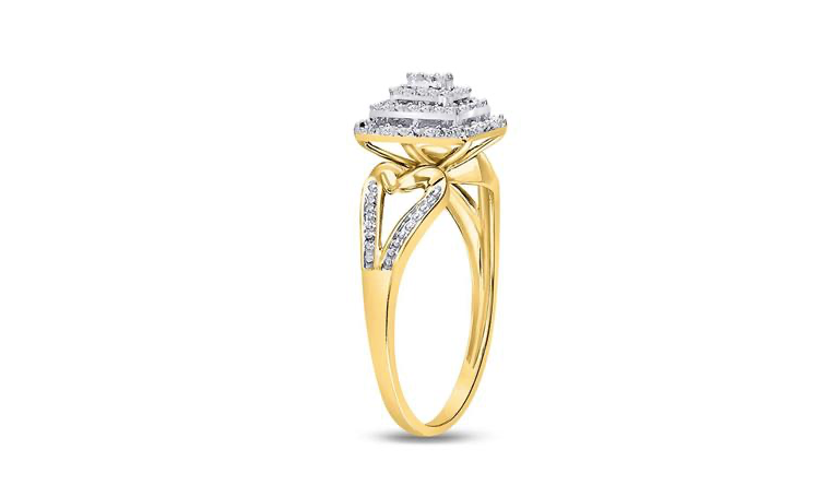 10K 1/3 Cttw Diamond Fashion Ring