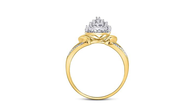 10K 1/3 Cttw Diamond Fashion Ring