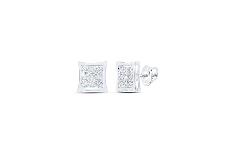 14K Micro Pave Earrings