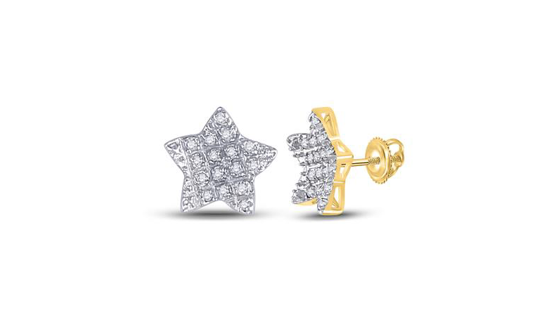 10K Star Diamond Studs