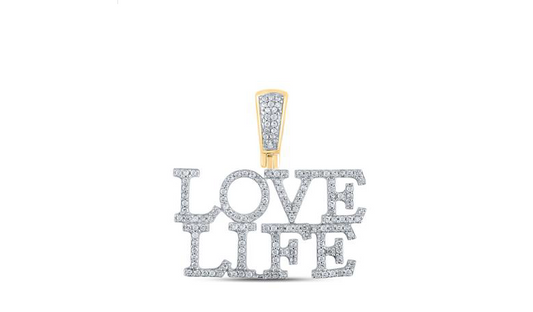 10K Love Life Pendant