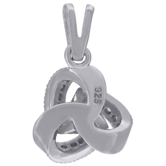 Sterling Silver Love Knot Charm