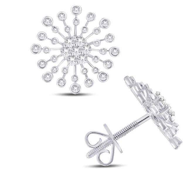 14K Sparkle Diamond Studs
