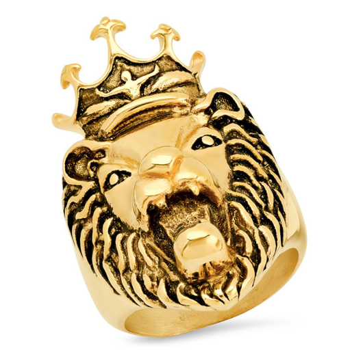Lion Face Wild Life Ring