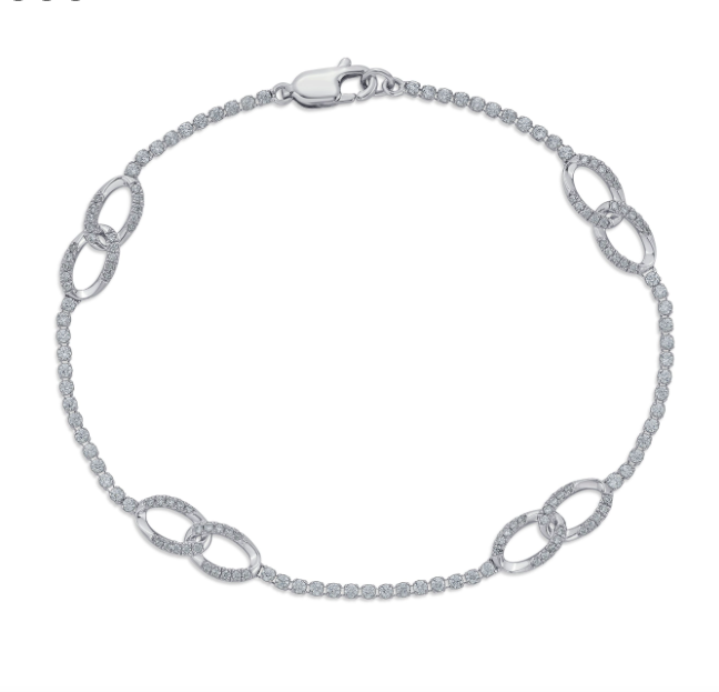 10K Fashion Diamond Bracelet