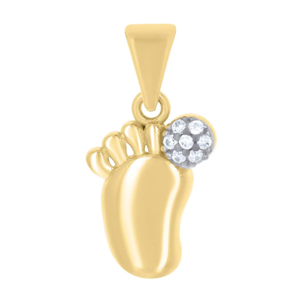 10K Baby Foot Fashion Charm