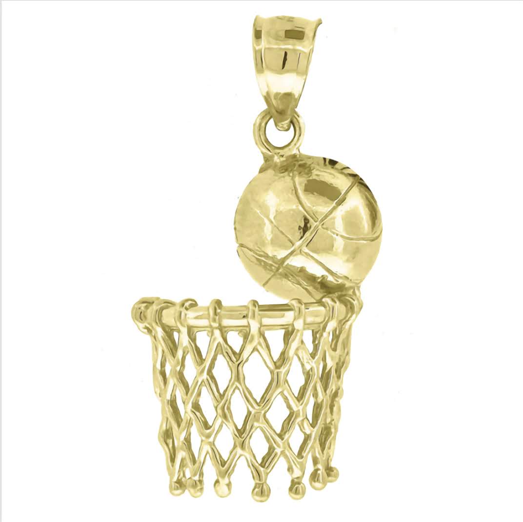 10K Basketball Charm