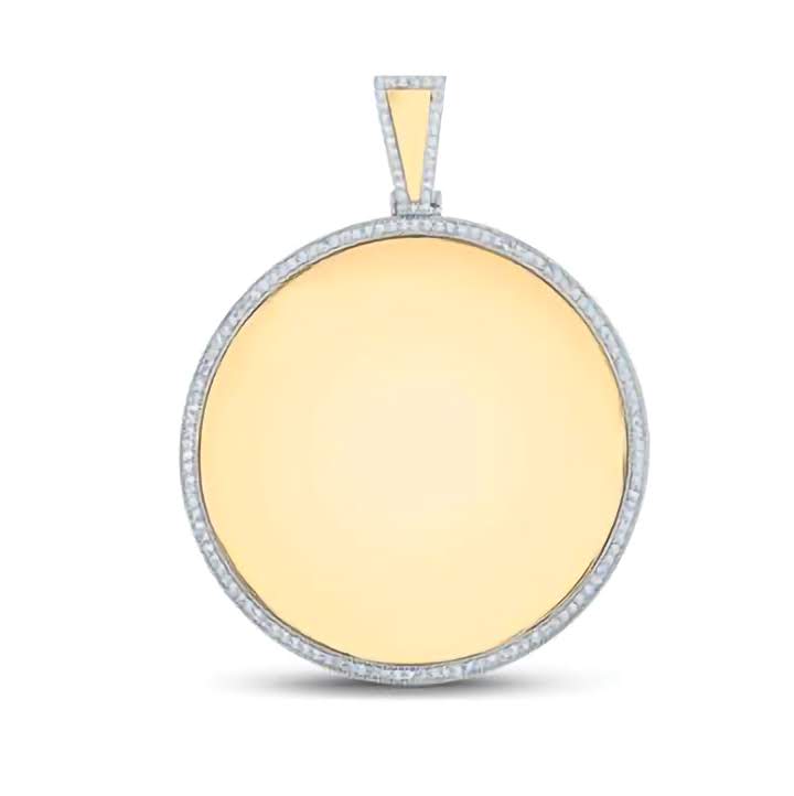 14K Circle Pendant