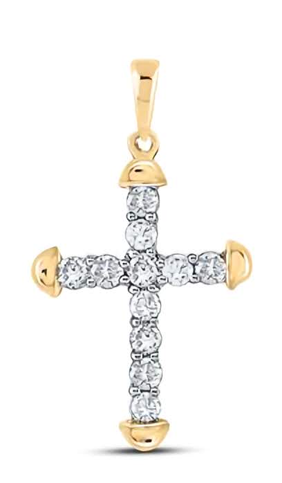 10K Cross Pendant