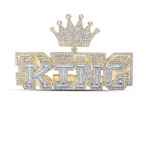 10K Crown King Pendant