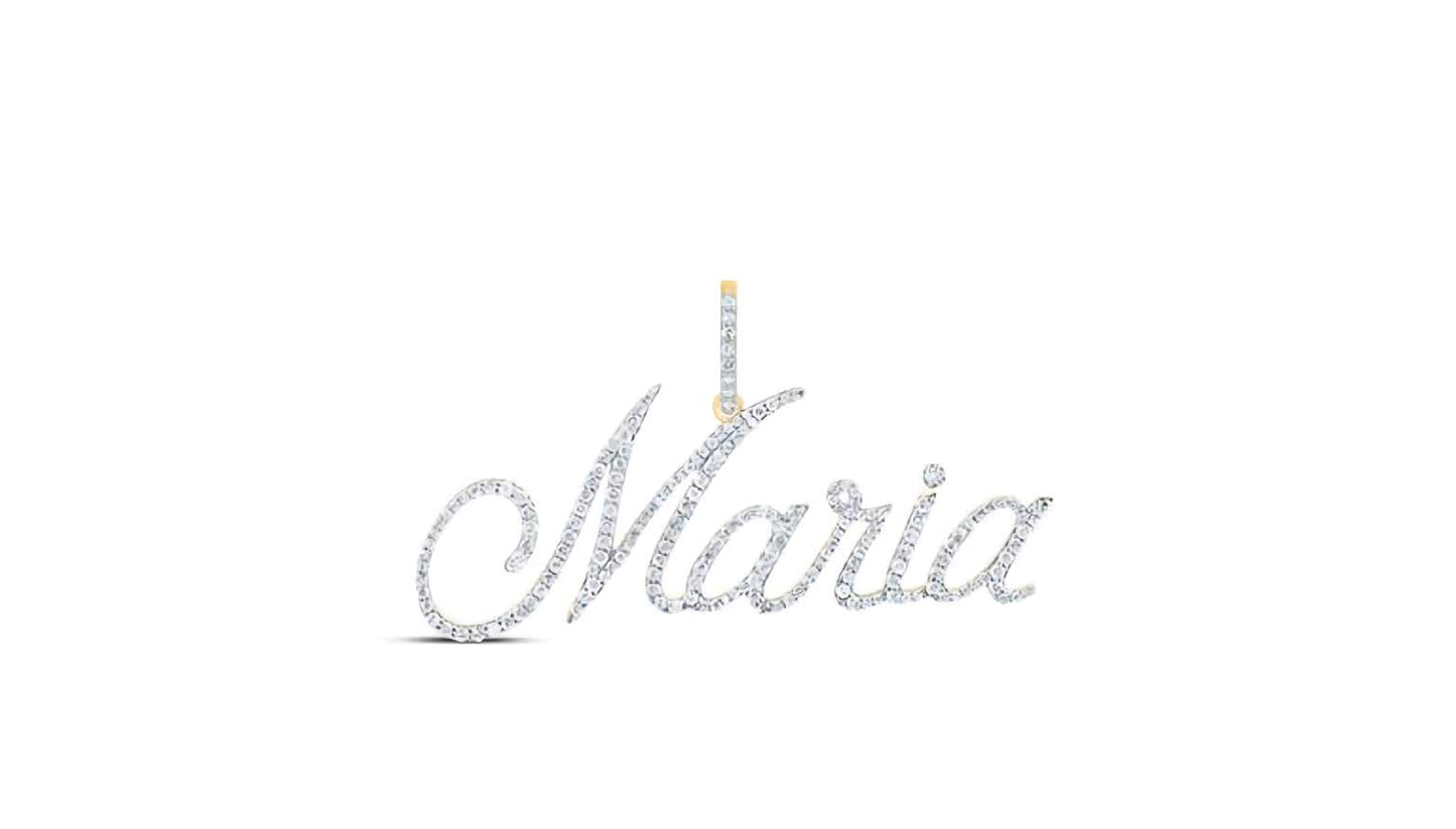 10K Maria Diamond Charm