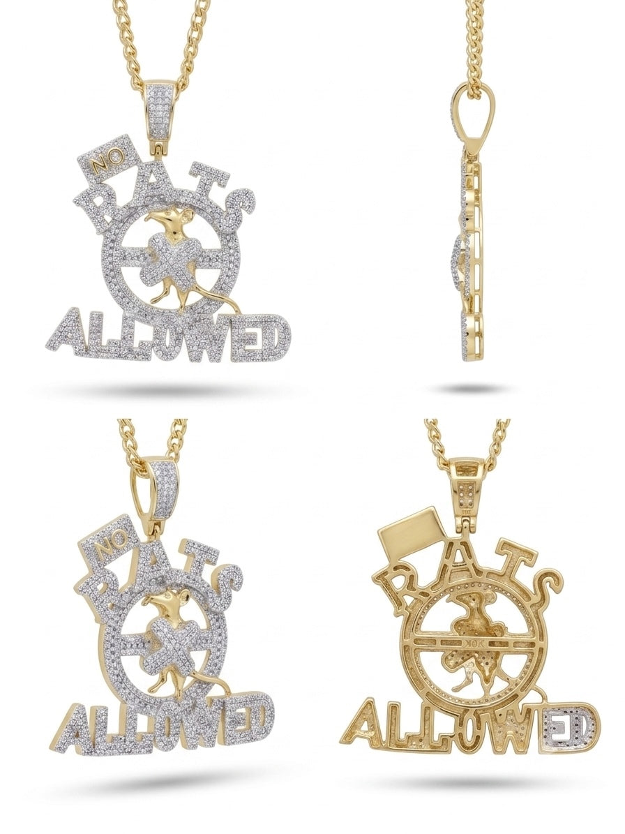 Men's 10K yellow gold diamond pendant with 1.05 CTTW natural diamonds, pendant only.