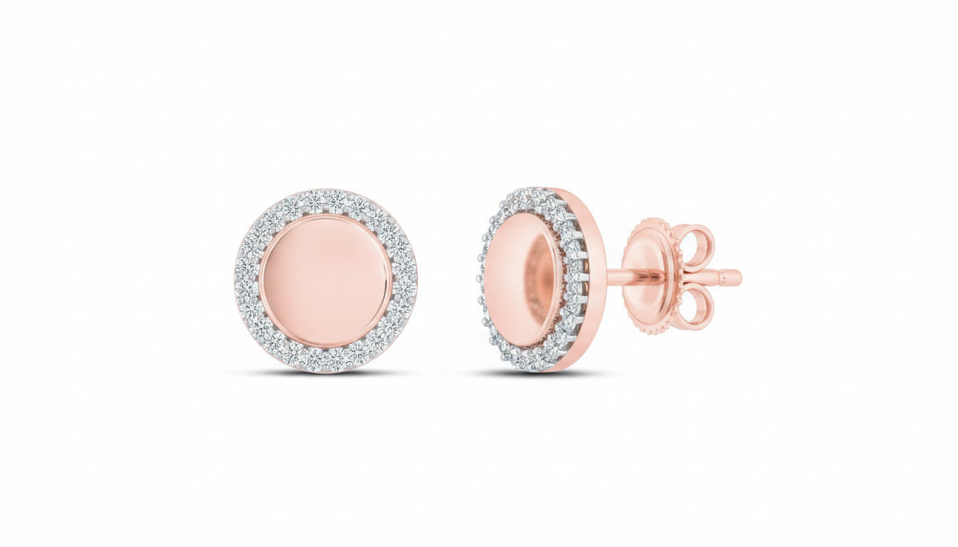 diamond earrings for men and women