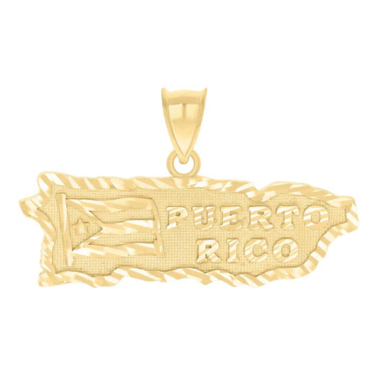 close-up-puerto-rico-map-charm-10k-yellow-gold-diamond-cut-42-3mm-width.