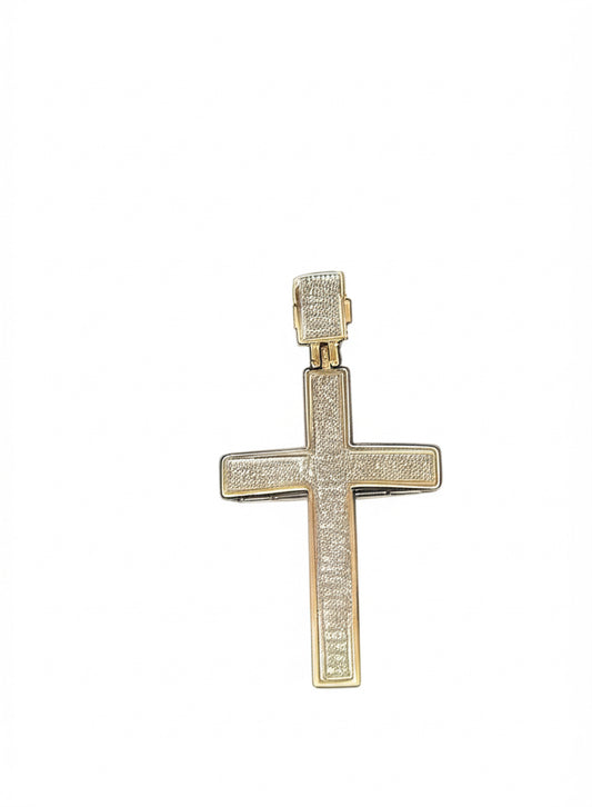Luxury gold charm with real diamonds – chain sold separately