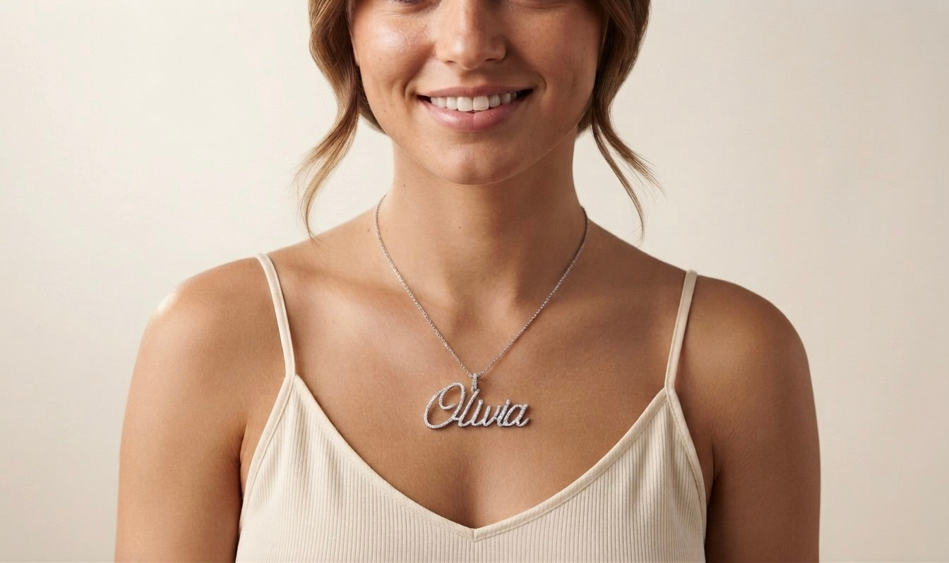 Fine Jewelry Olivia Name Pendant