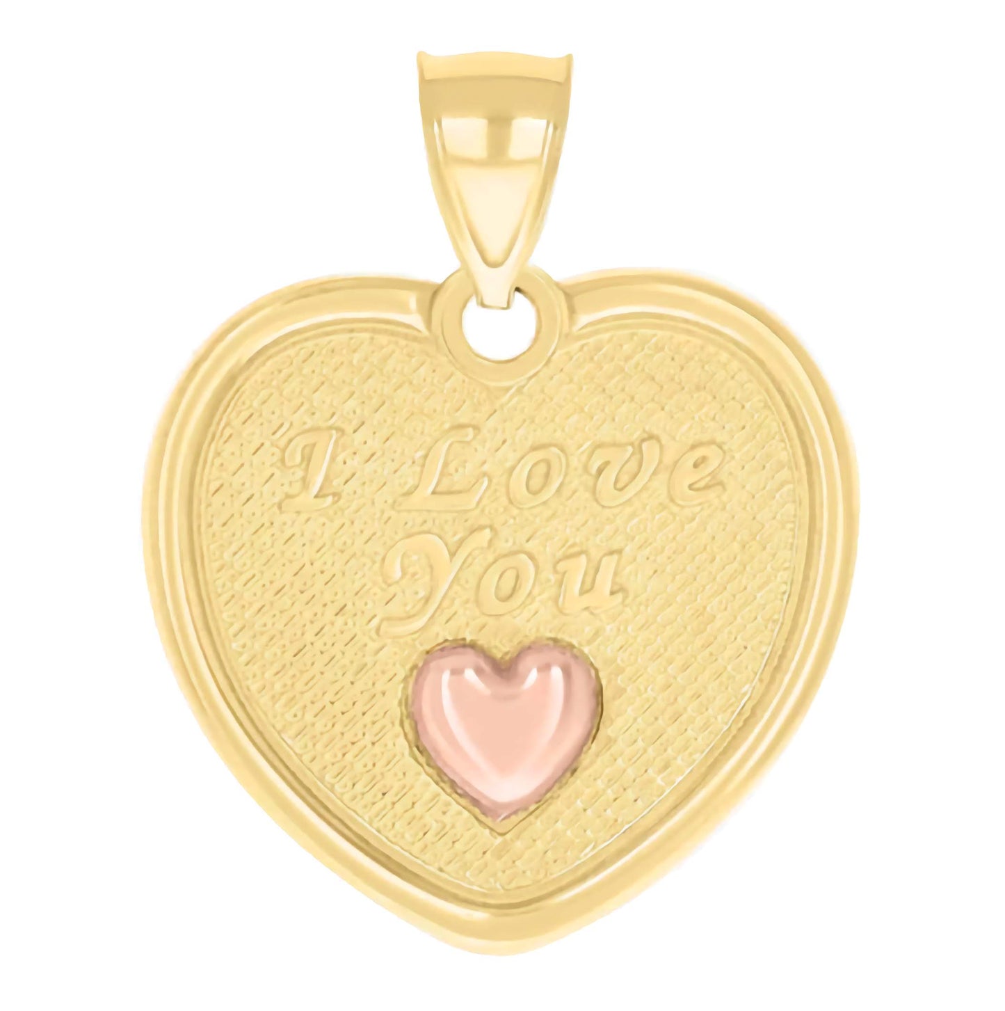 14K Heart I Love You Charm
