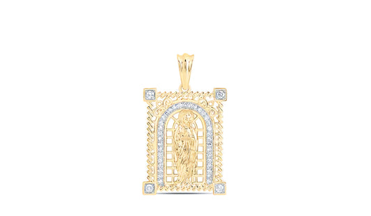 14k Mother Mary Charm