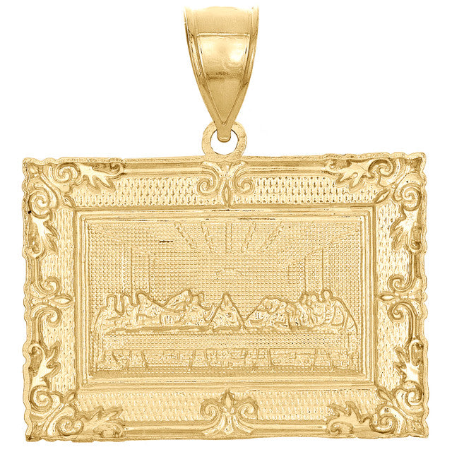 10K The Last Supper Charm