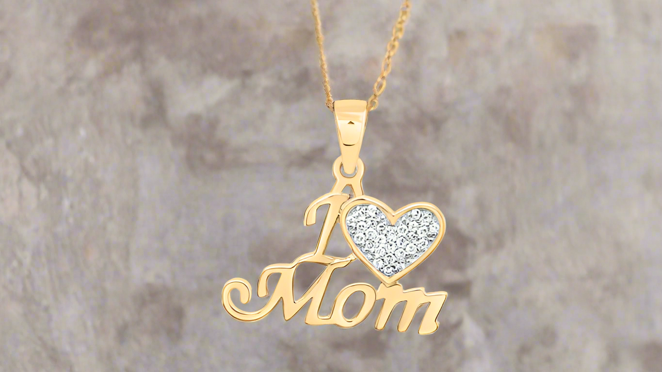 "I ♥ MOM" PENDANT