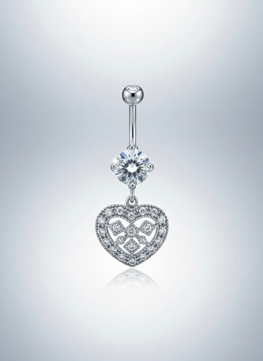 316L surgical stainless steel belly button ring