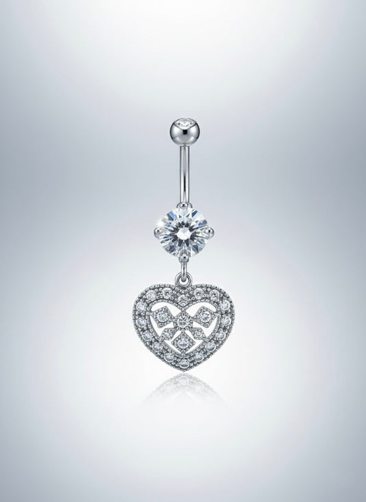 316L surgical stainless steel belly button ring
