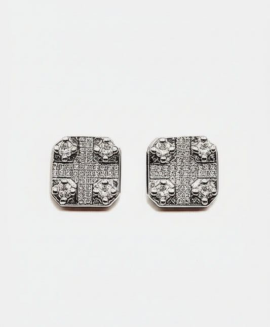 Sterling Silver 0.30 CT Diamond Studs