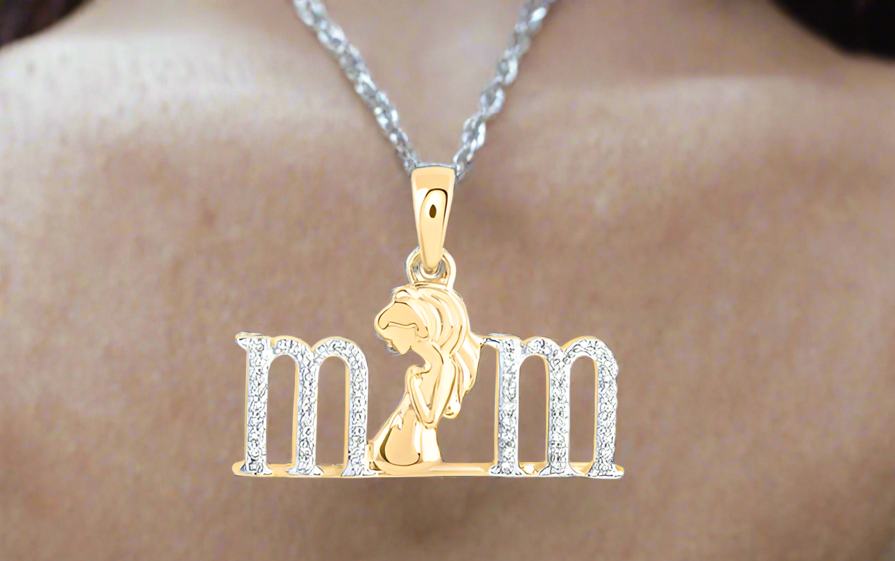 10K Expecting MOM Pendant