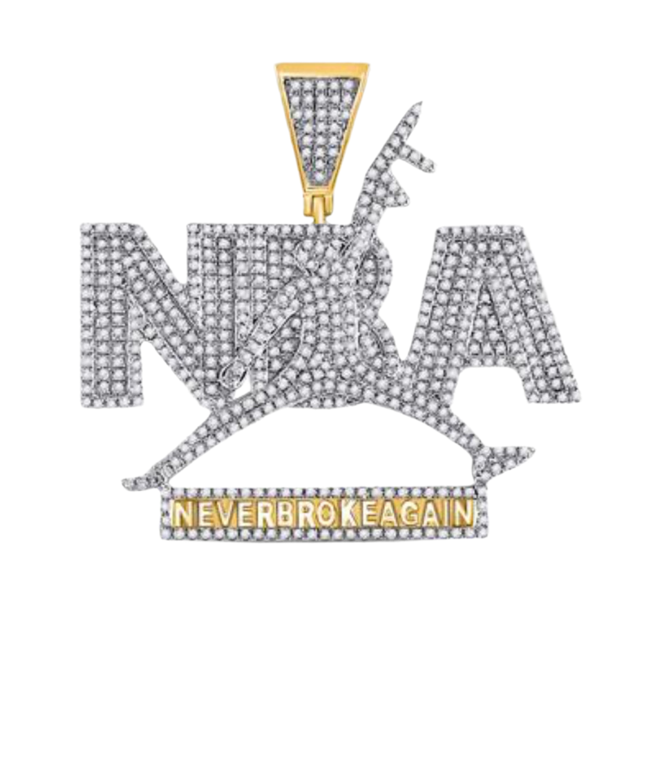 10K NBA NEVER BROKE AGAIN CHARM