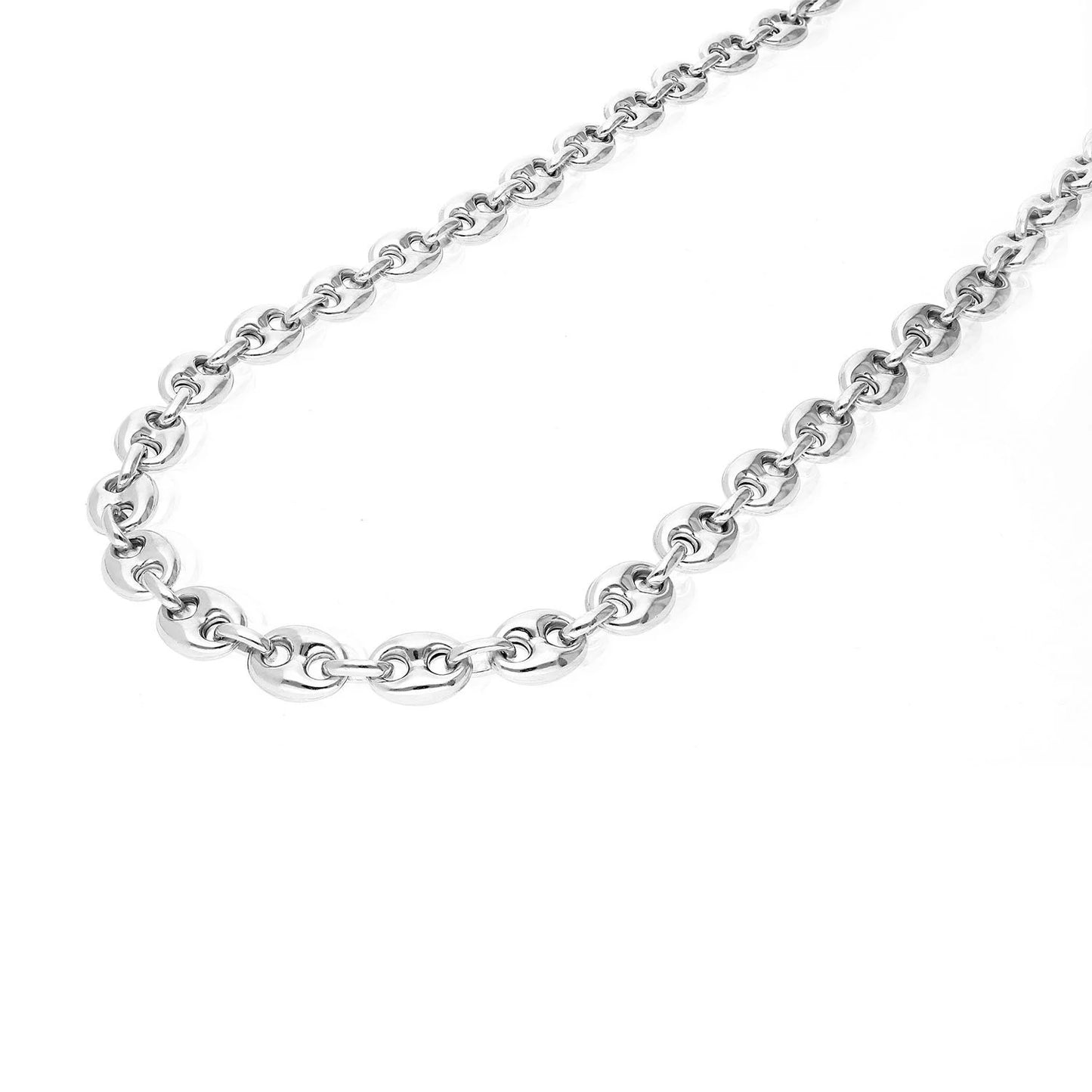 Sterling Silver 8mm Gucci Puff Mariner Chain