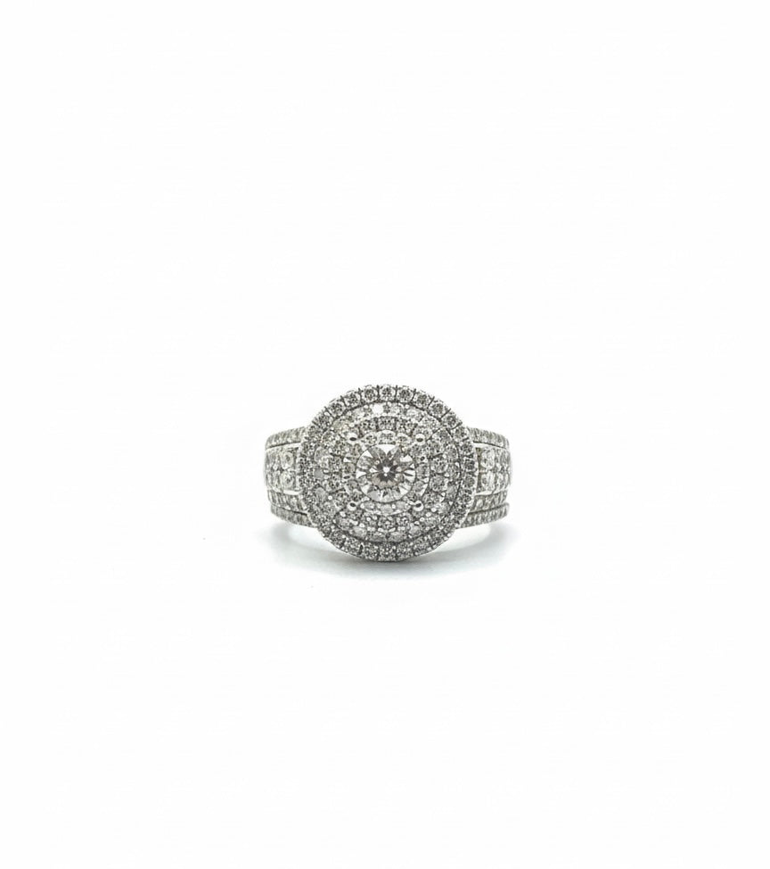14k Yellow Gold 1.24CT Diamond Bridal Duo Ring Set