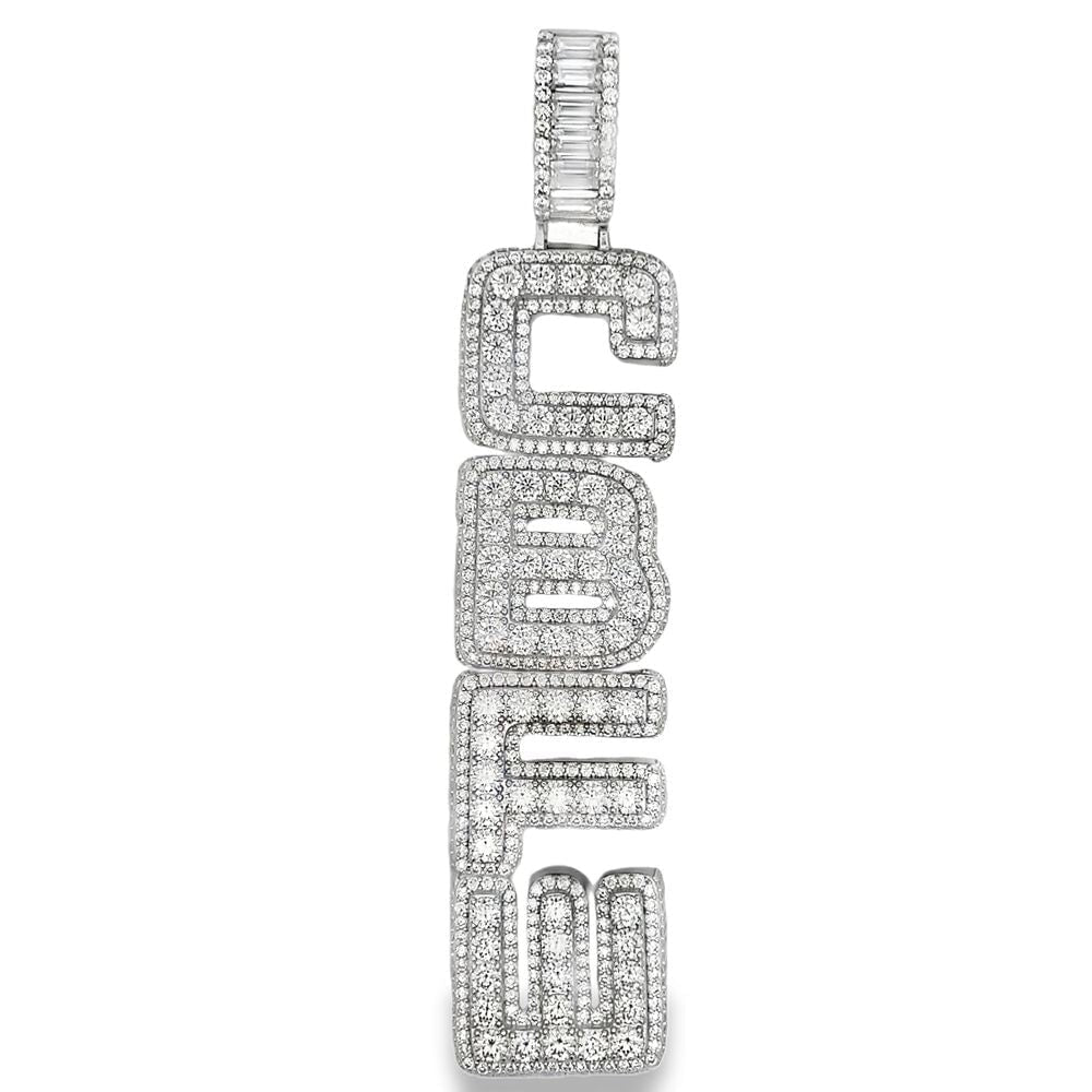 Sterling Silver CBFW Moissanite Charm