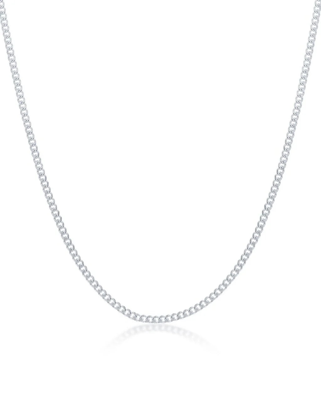 Sterling Silver Cuban Link 1.4mm Chain