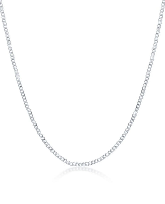 Sterling Silver Cuban Link 1.4mm Chain