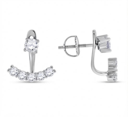 sterling silver stud earrings
