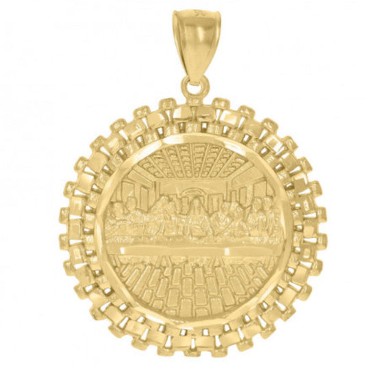 10k Yellow Gold Last Supper Charm