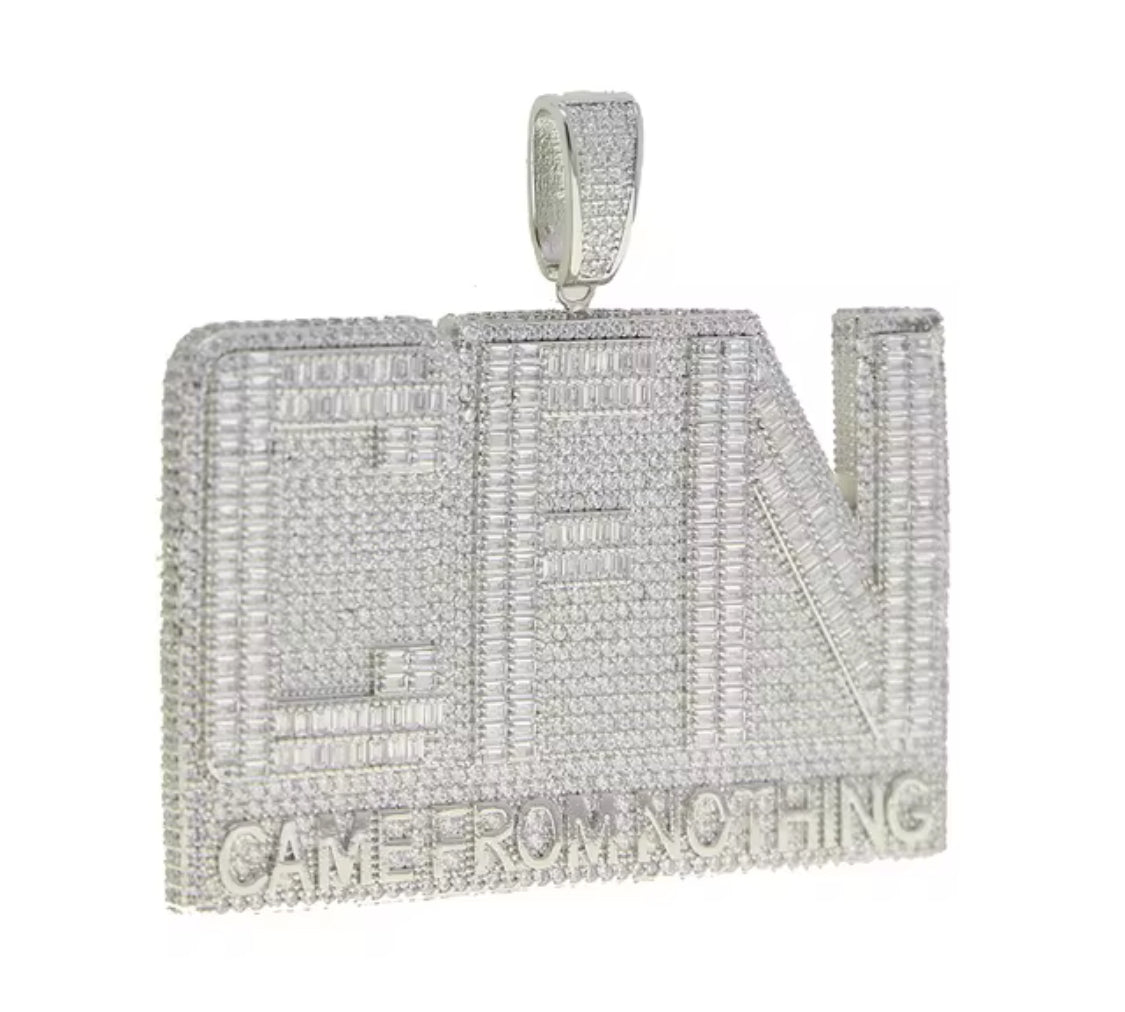 Sterling Silver CFN Came From Nothing Charm