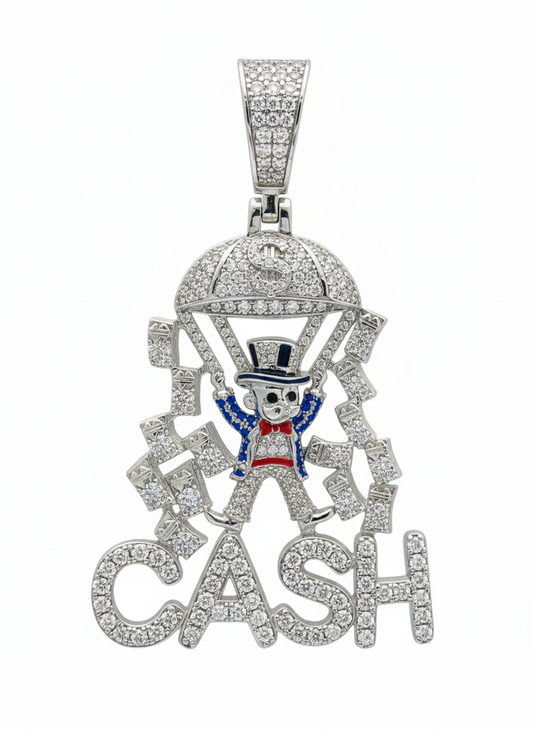 Moissanite “CASH” Pendant
