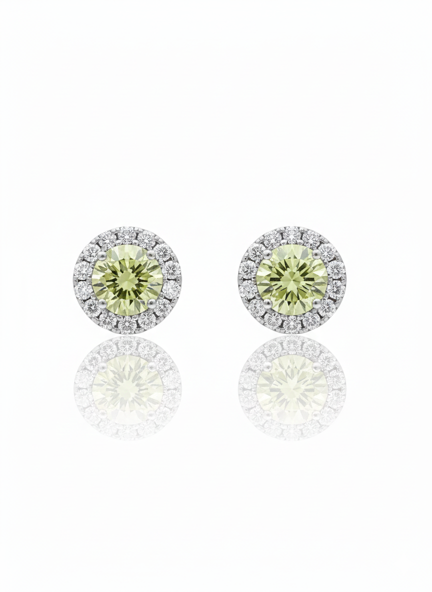 Sterling Silver Moissanite Earrings – 0.79 Carat, August Birthstone Gift