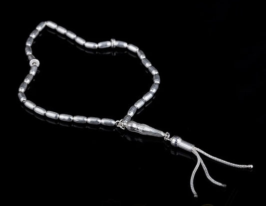 Sterling Silver 925 Designed Tasbih