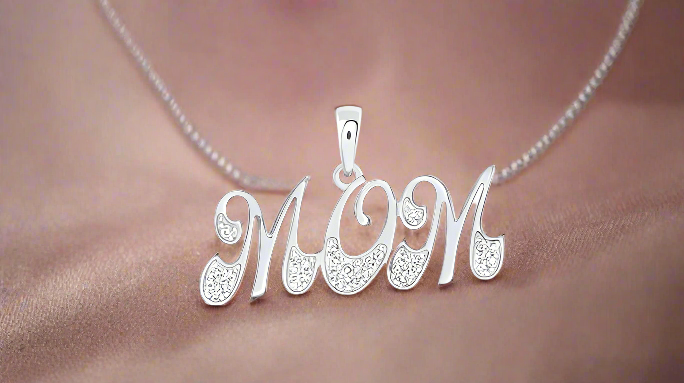 10k Mom Diamond Charm