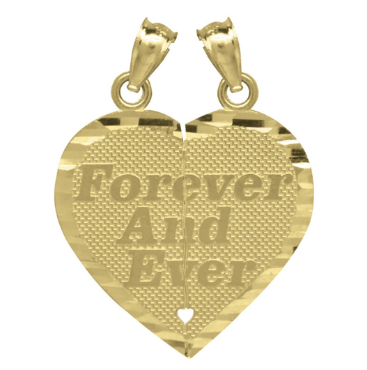 10K Forever And Ever Yellow Gold Charm