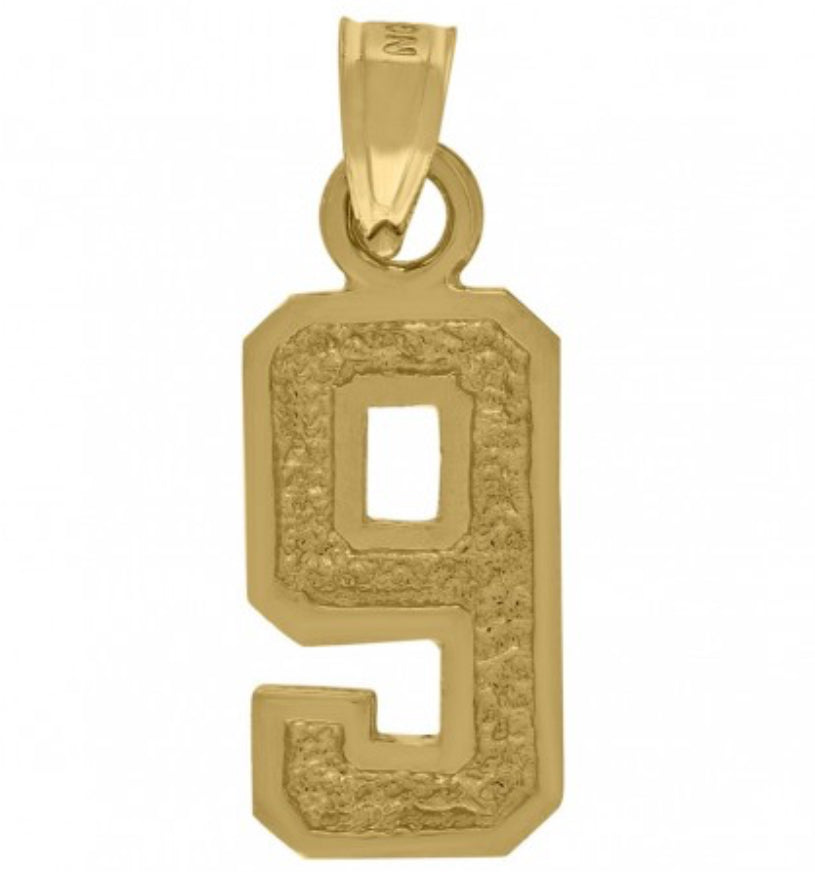 10K Number 9 Charm